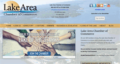 Desktop Screenshot of lakeareachamber.com
